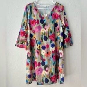 Floral Multicolor Boho Dress